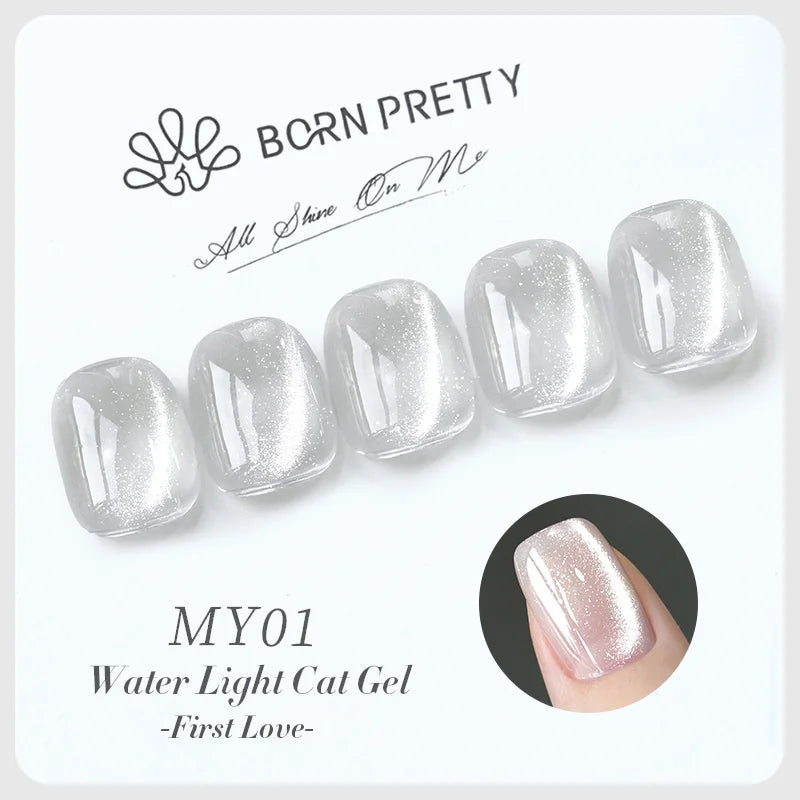 BORN PRETTY 10ml Fruit Purple Grape Cat Magnetic Gel Nail Polish 2025 New Whitening Guava Glass Beads Varnish Nail Supplies 13