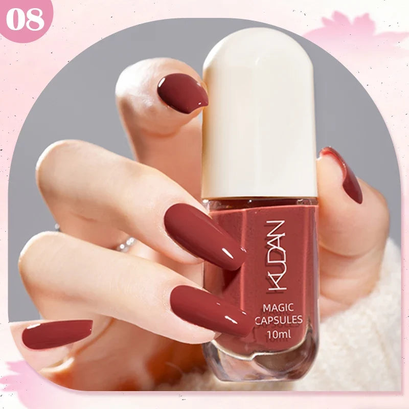 10ml Water-Based Peel Off Nail Polish 40 Colors Long Lasting Quick Drying No Need of Lamp to Cure Nail Supplies Manicure Nails 10