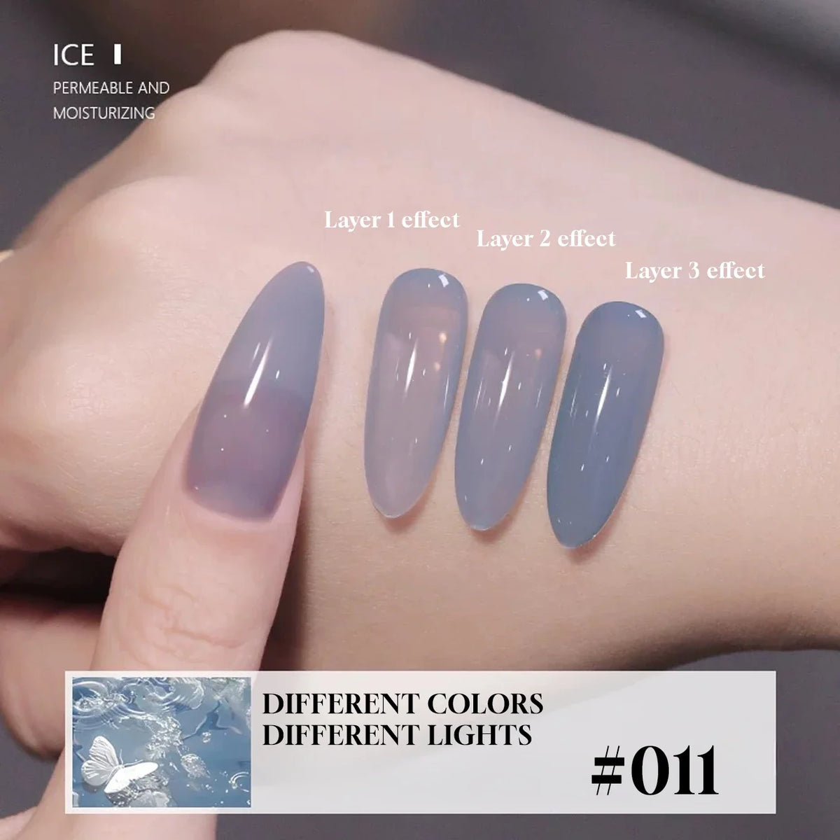 MIANEL  12ML Japanese Style Fairy Gel Nail Polish White Pink Nude Color Ice Clear Nail Polish Pink Nails Summer Nails 1-24pcs 51