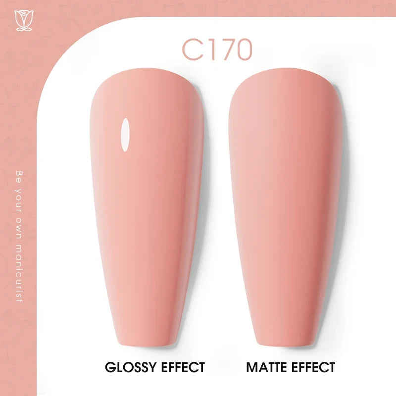 ROSALIND 7ml/15ml Summer Green Gel Nail Polish Semi Permanent Nail Art Manicure Soak Off Top Base Matt Hybrid Varnishes UV Gel 34