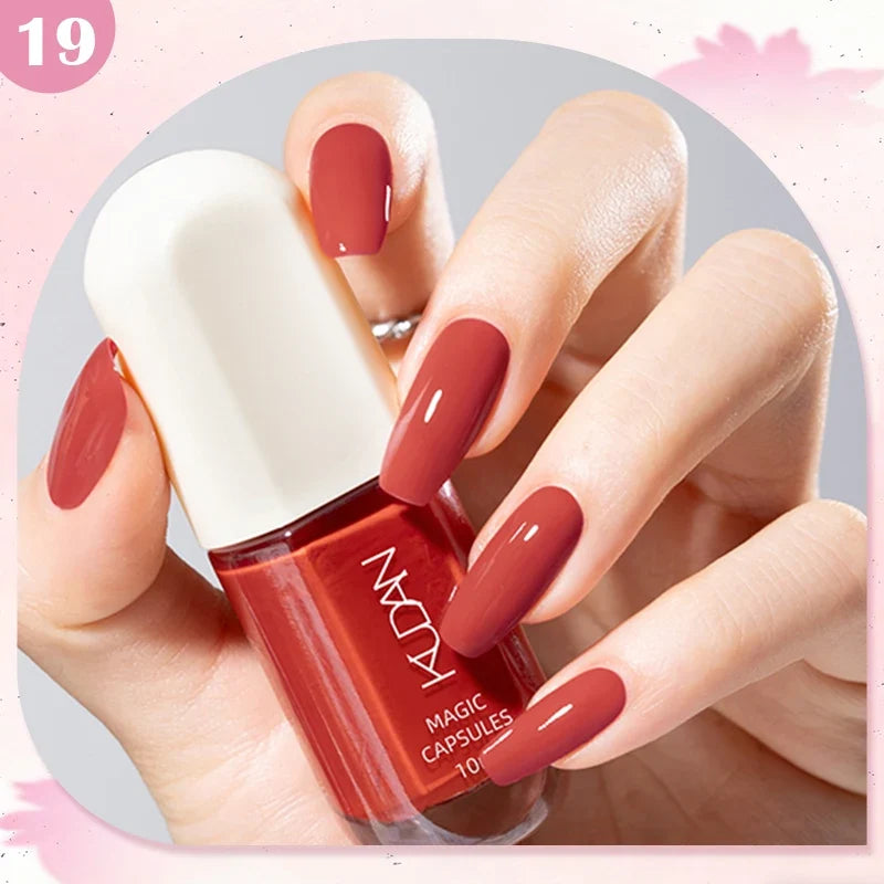 10ml Water-Based Peel Off Nail Polish 40 Colors Long Lasting Quick Drying No Need of Lamp to Cure Nail Supplies Manicure Nails 14