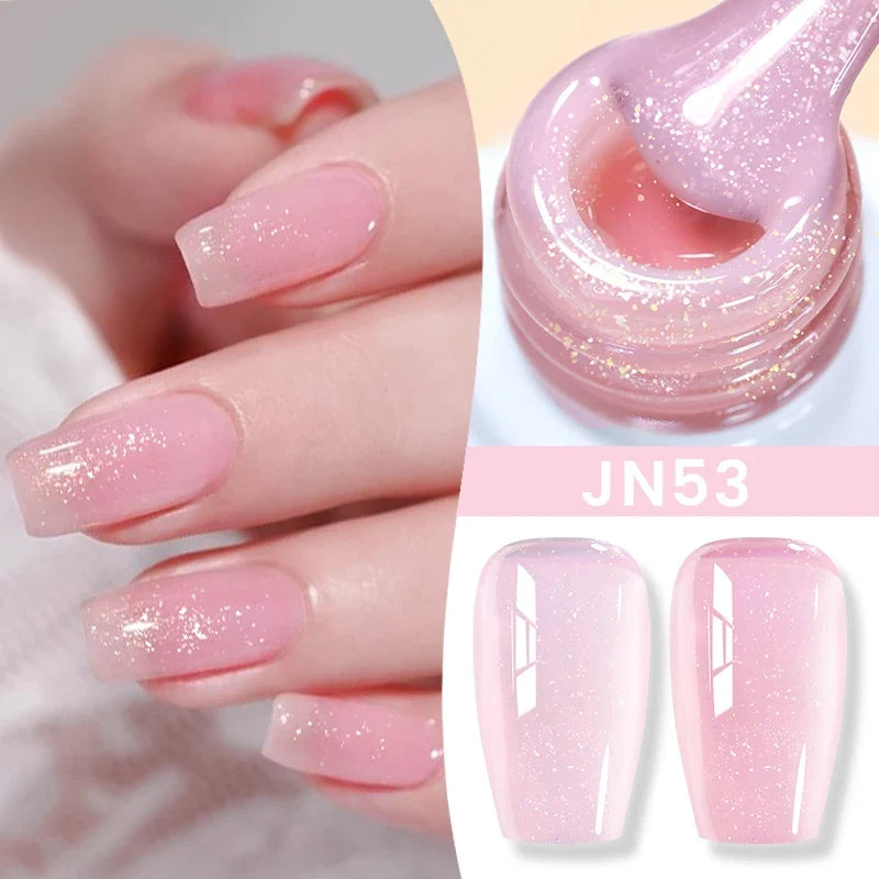 BORN PRETTY 83 Colors 10ml Jelly Nude Gel Nail Polish Autumn Amber Semi Transparent Manicure Soak off UV LED Nails Gel Varnish 85