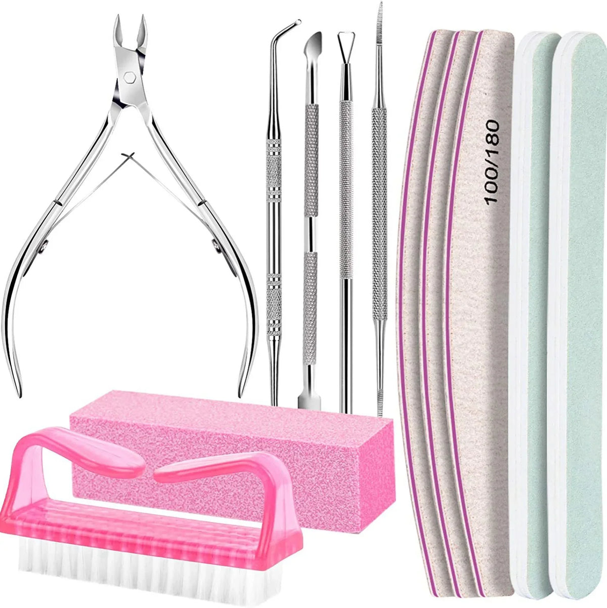 Nail Kit Set Acrylic Powder Monomer Acrylic Liquid For Nail Extension Professional Gel Manicure Set False Nails Art Tools Set *& 12