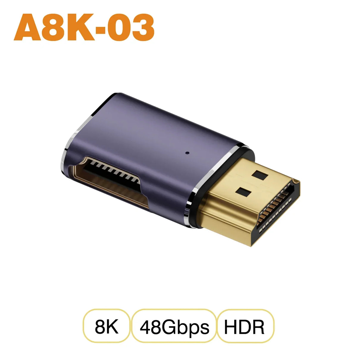 NNBILI HDMI 2.1 Adapter | 48Gbps 8K@60Hz Elbow and Straight Converter 17