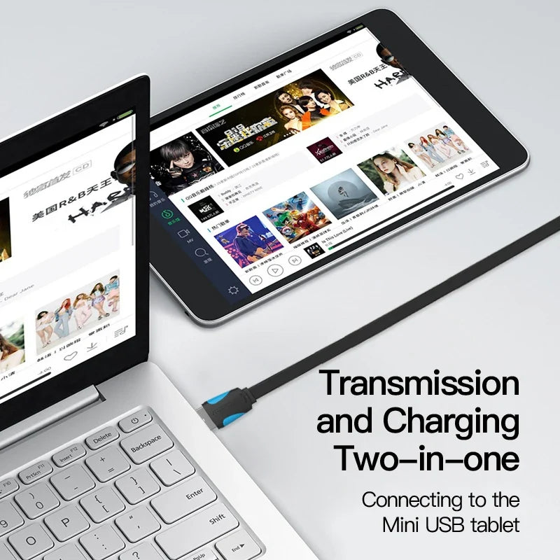 Vention Mini USB Cable | Fast Charging and Data Sync for Cameras, Phones, and More 4