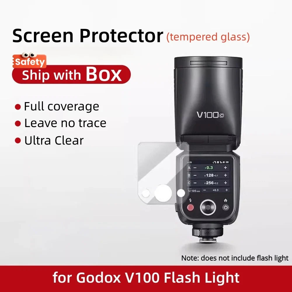 9H Tempered Film Glass Screen Protector Cap for Godox iT30Pro & more 10