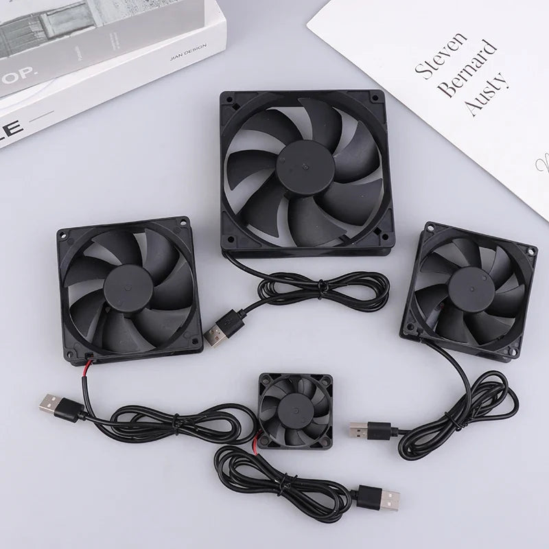 USB Brushless Cooling Fan | 5V Quiet Computer Router Cooler for Electronics 4