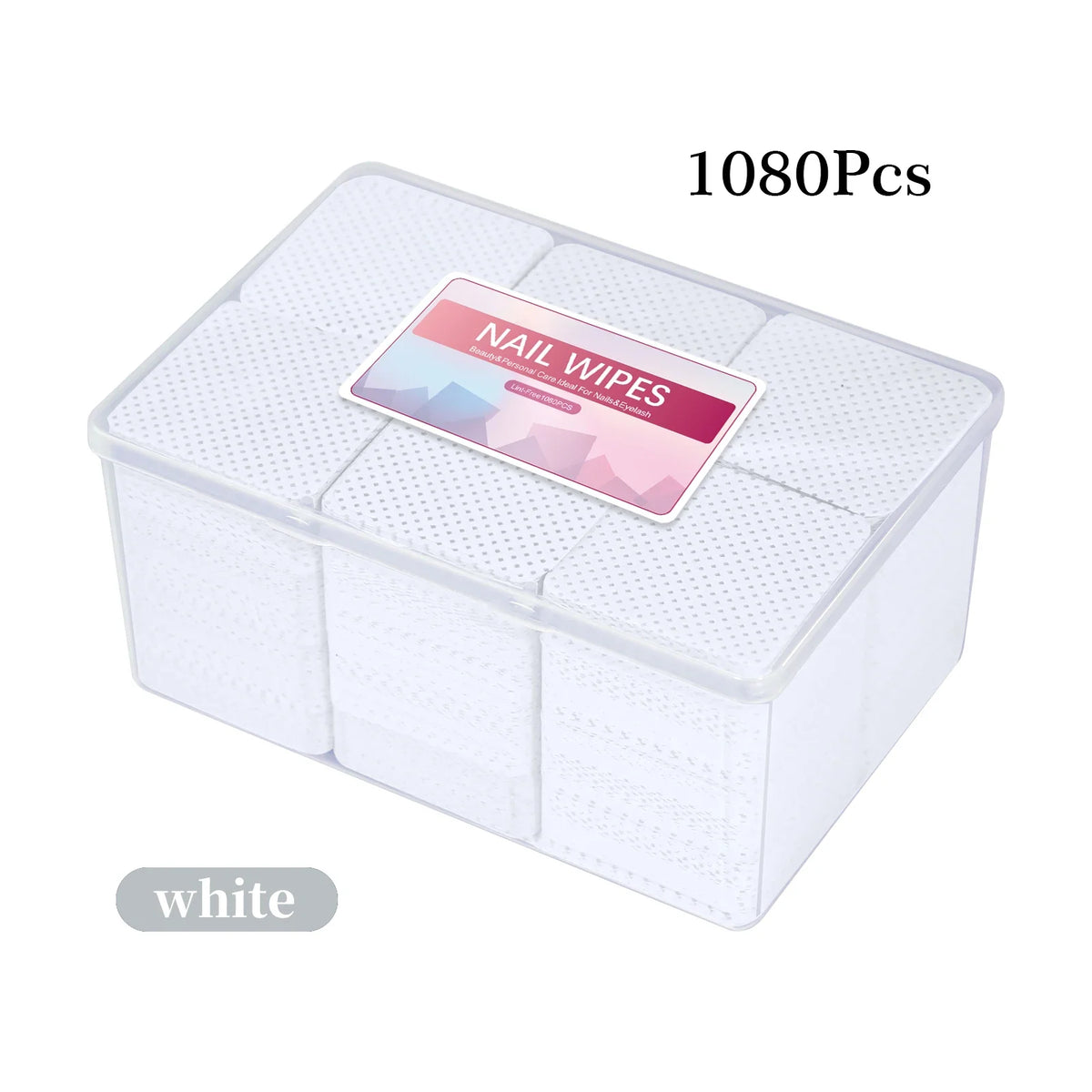 Nail Polish Remover Wipes Nail Cleaning Pads, Non Woven Nail Pads For Women Girl Beauty Salon 15