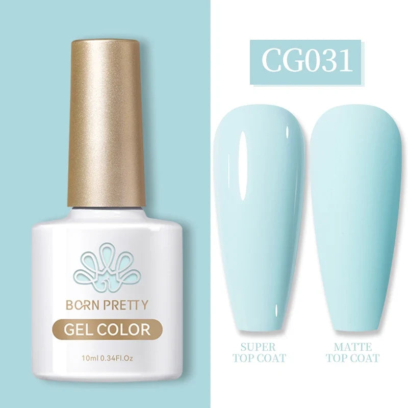 BORN PRETTY 10ml Clear Blooms Gel Polish UV LED Soak Off Nail Art Polish for Spreading Effect Marble Nail Polish Gel Painting 36