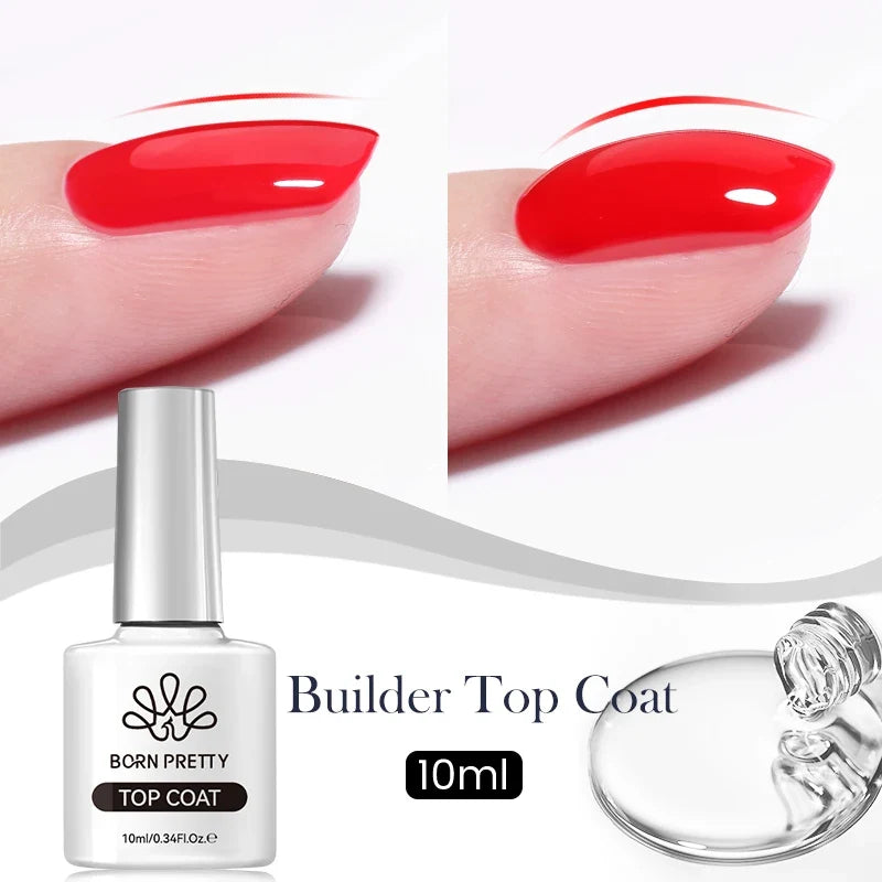 BORN PRETTY 10ml Clear Blooms Gel Polish UV LED Soak Off Nail Art Polish for Spreading Effect Marble Nail Polish Gel Painting 10