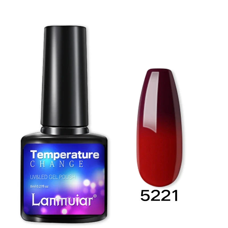Temperature Color Changing Thermal Nail Polish Fast Drying Water-based Gradient Nail Varnish Manicure Supplies Nail Art 22