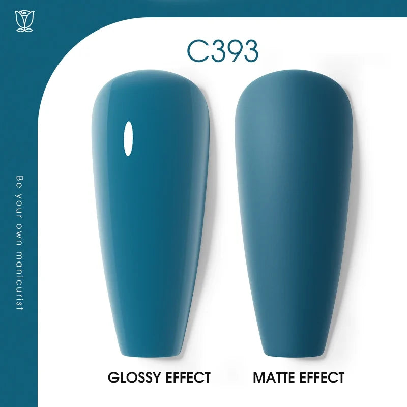 ROSALIND 7ml/15ml Summer Green Gel Nail Polish Semi Permanent Nail Art Manicure Soak Off Top Base Matt Hybrid Varnishes UV Gel 25