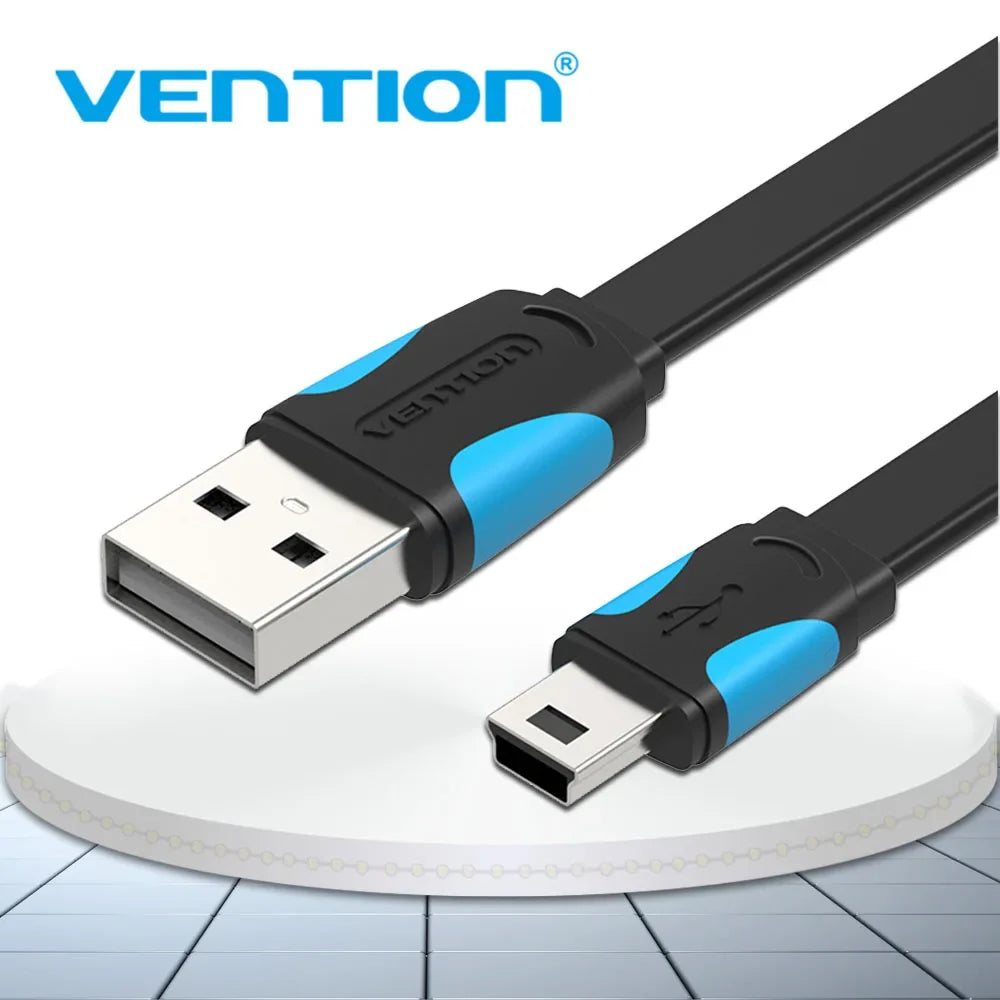Vention Mini USB Cable | Fast Charging and Data Sync for Cameras, Phones, and More 1