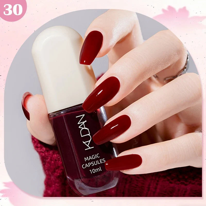 10ml Water-Based Peel Off Nail Polish 40 Colors Long Lasting Quick Drying No Need of Lamp to Cure Nail Supplies Manicure Nails 31
