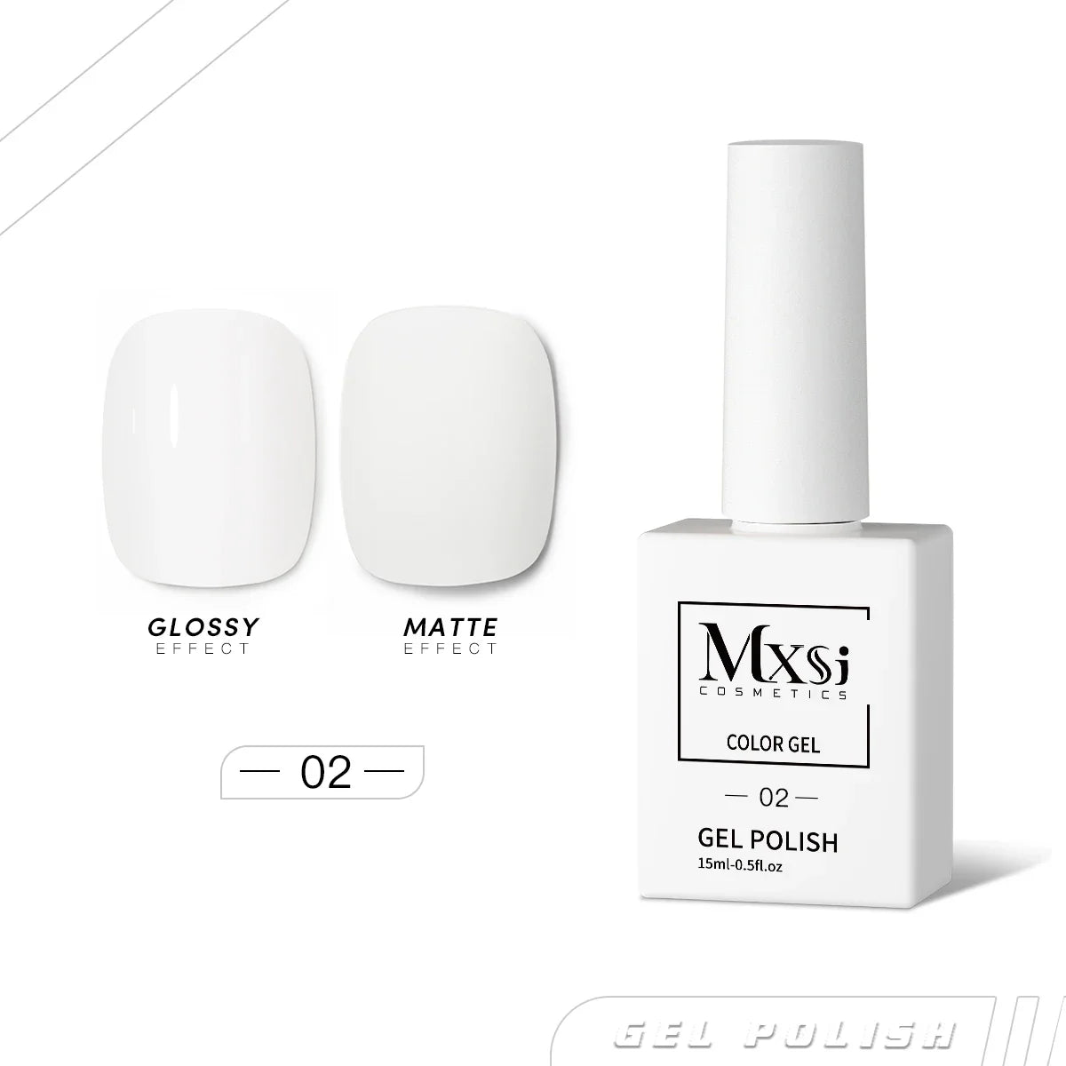 Mxsi 15ml Gel Nail Polish Neon Brown Royal Blue Red Green Pastal Nude Nail Art Varnish Gel Lacquer Top Coat UV Gel Nail Not Set 30