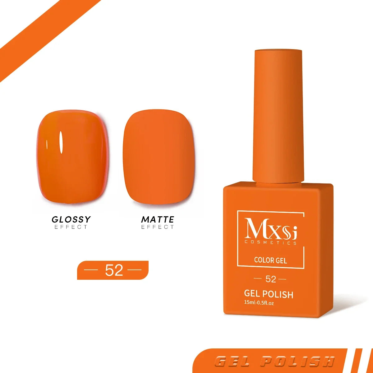 Mxsi 15ml Gel Nail Polish Neon Brown Royal Blue Red Green Pastal Nude Nail Art Varnish Gel Lacquer Top Coat UV Gel Nail Not Set 10