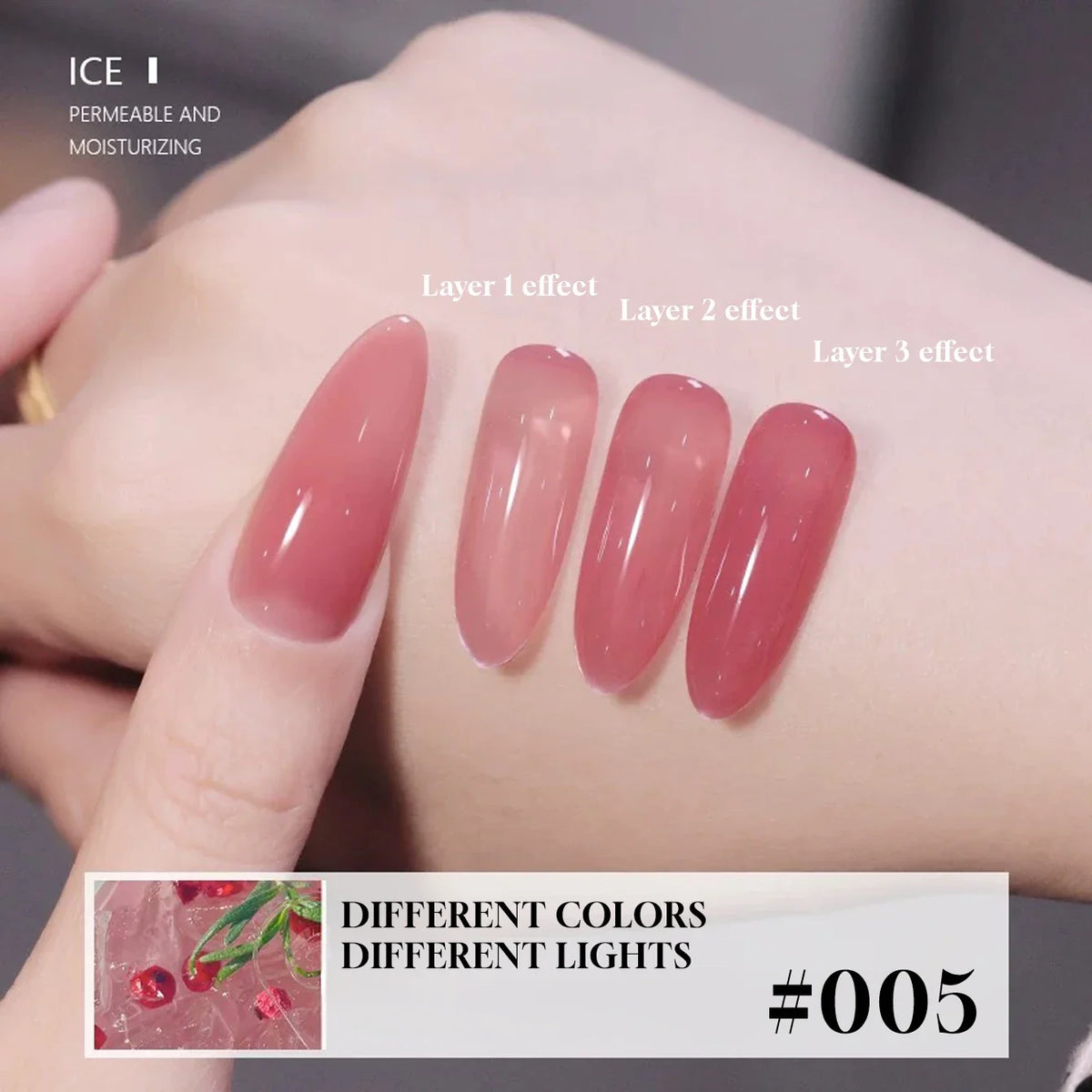 MIANEL  12ML Japanese Style Fairy Gel Nail Polish White Pink Nude Color Ice Clear Nail Polish Pink Nails Summer Nails 1-24pcs 8