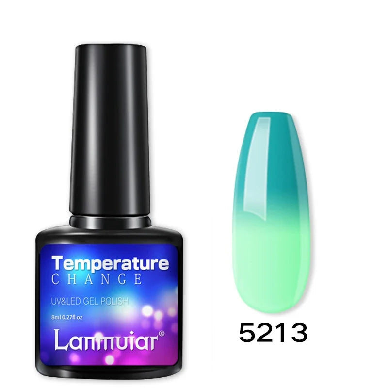 Temperature Color Changing Thermal Nail Polish Fast Drying Water-based Gradient Nail Varnish Manicure Supplies Nail Art 30