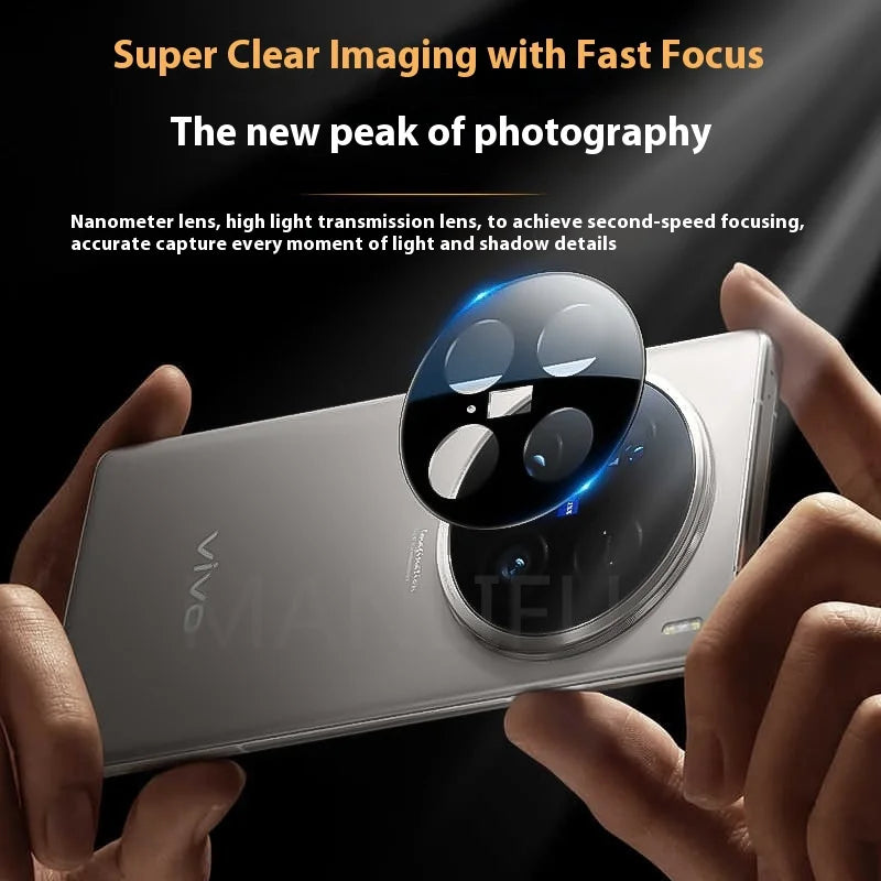 Tempered Glass Lens Protector for Vivo X200 Pro Back Camera 3