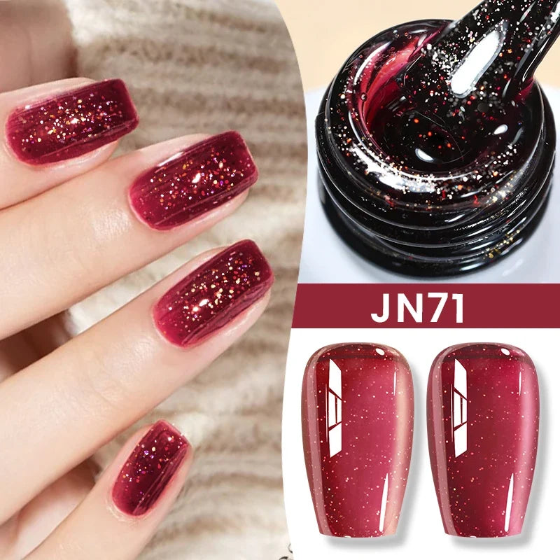 BORN PRETTY 83 Colors 10ml Jelly Nude Gel Nail Polish Autumn Amber Semi Transparent Manicure Soak off UV LED Nails Gel Varnish 56
