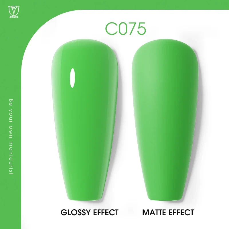 ROSALIND 7ml/15ml Summer Green Gel Nail Polish Semi Permanent Nail Art Manicure Soak Off Top Base Matt Hybrid Varnishes UV Gel 32
