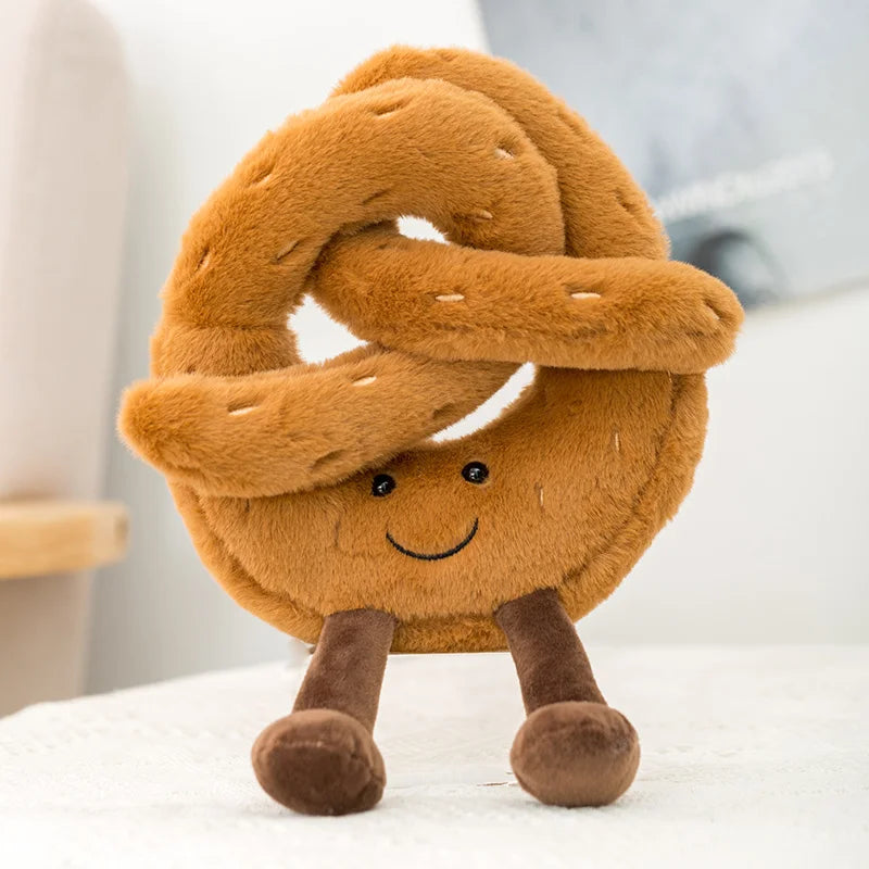 Cute Cartoon Egg & Toast Plush Toy – Breakfast Expression Stuffed Doll Pillow | Soft Baby Comfort Toy & Christmas Gift 31