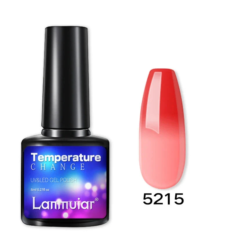 Temperature Color Changing Thermal Nail Polish Fast Drying Water-based Gradient Nail Varnish Manicure Supplies Nail Art 14