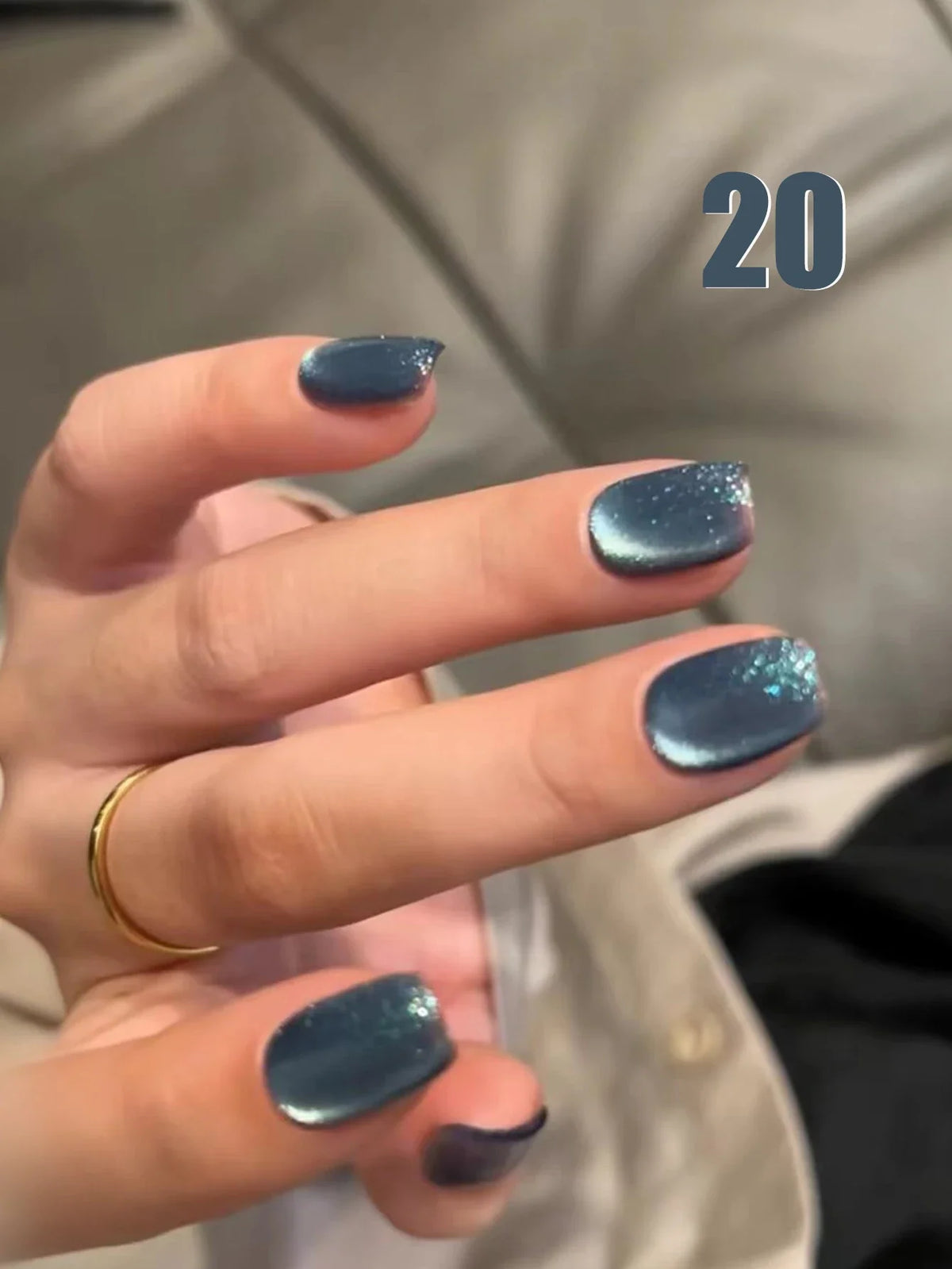 MIANEL 12ML Emperor Green Cat Eye Gel Nail Polish Whitenning Nails Green Nails Suitable For Nail Salons Nail Supplies  1-21pcs 20
