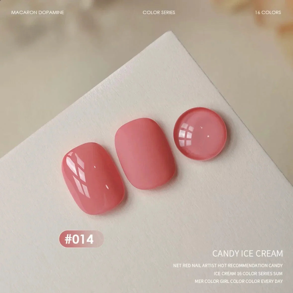 MIANEL 12ML 1-6PCS 2026 New Release Jelly Dopamine Candy Gel Nail Polish - Multi-Color Nude Sheer Finish Bestseller 49
