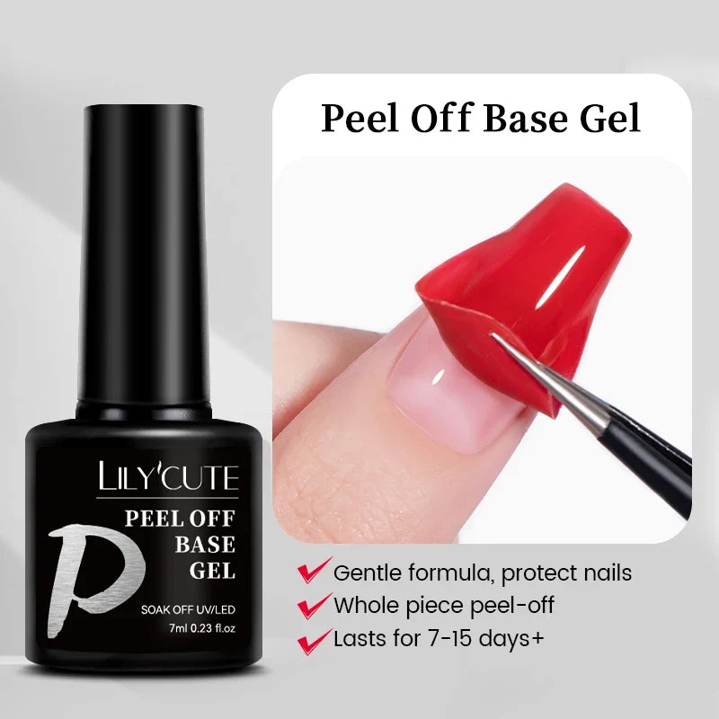 LILYCUTE 7ML Colorful Gel Nail Polish 129 Colors Long Lasting For Manicure Semi Permanent Base Top Coat Nail Art UV Gel Varnish 68
