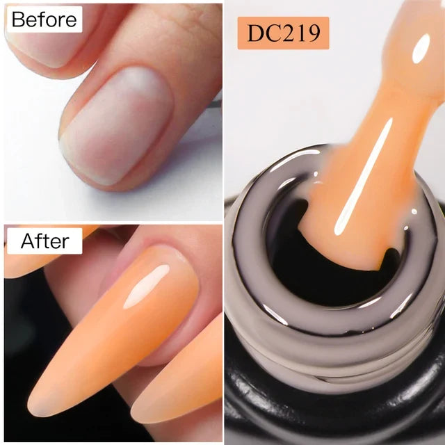 MTSSII 7ml Quick Extension Nail Polish Jelly Transparent Nude Pink Red Hard Gel  Quick Building Nail Art Gel Varnish For Nails
﻿ 14