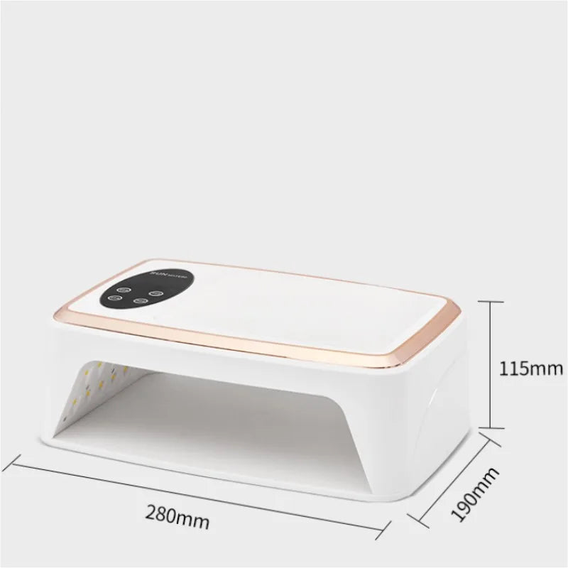 90 LEDS Nail Dryer LED Nail Lamp UV Lamp for Curing All Gel Nail Polish Motion Sensing Manicure Pedicure Salon Tool Big Space 2