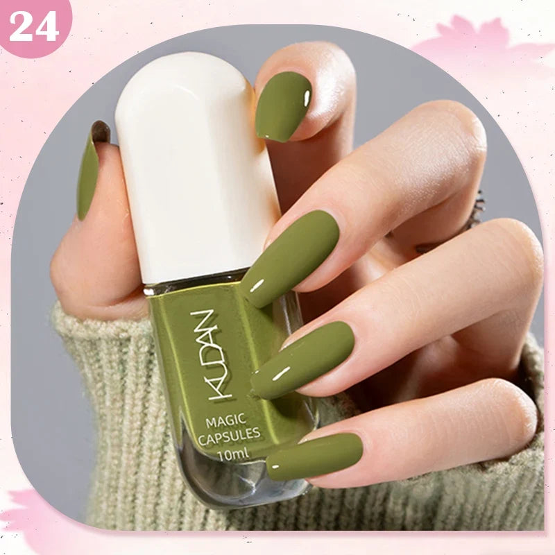 10ml Water-Based Peel Off Nail Polish 40 Colors Long Lasting Quick Drying No Need of Lamp to Cure Nail Supplies Manicure Nails 16