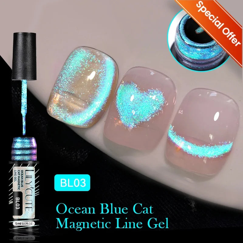 LILYCUTE 7ML Colorful Gel Nail Polish 129 Colors Long Lasting For Manicure Semi Permanent Base Top Coat Nail Art UV Gel Varnish 46