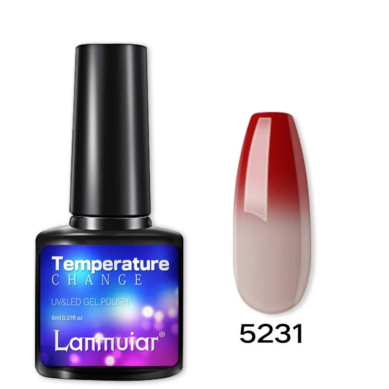 Temperature Color Changing Thermal Nail Polish Fast Drying Water-based Gradient Nail Varnish Manicure Supplies Nail Art 27