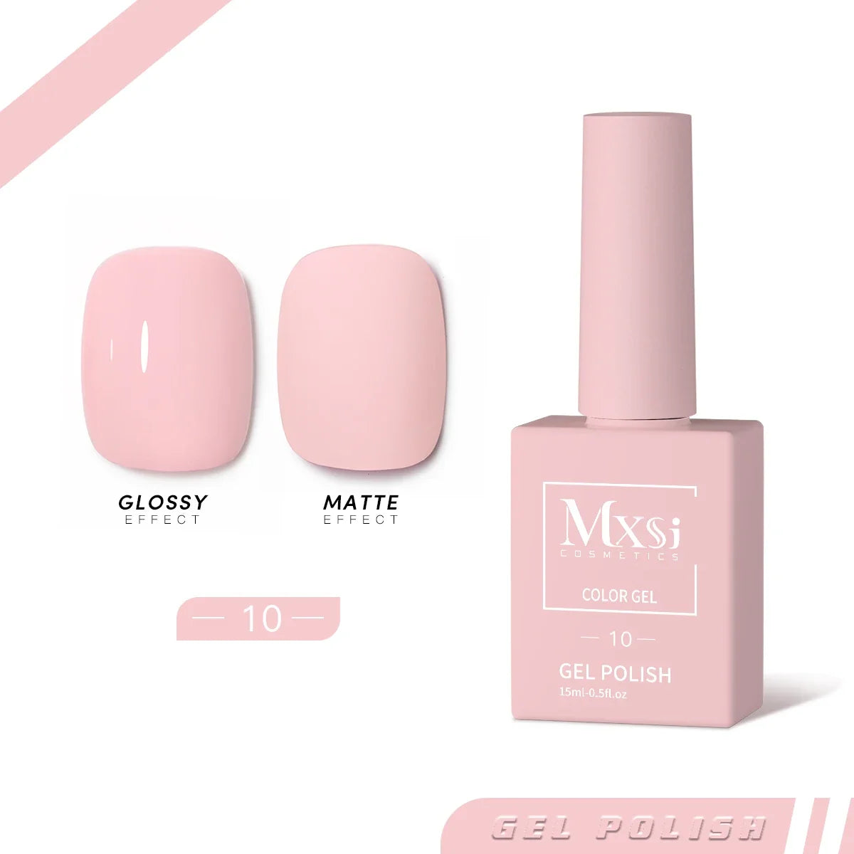 Mxsi 15ml Gel Nail Polish Neon Brown Royal Blue Red Green Pastal Nude Nail Art Varnish Gel Lacquer Top Coat UV Gel Nail Not Set 43
