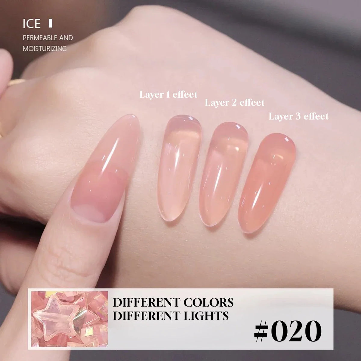 MIANEL  12ML Japanese Style Fairy Gel Nail Polish White Pink Nude Color Ice Clear Nail Polish Pink Nails Summer Nails 1-24pcs 42