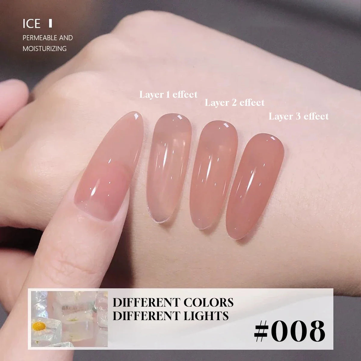 MIANEL  12ML Japanese Style Fairy Gel Nail Polish White Pink Nude Color Ice Clear Nail Polish Pink Nails Summer Nails 1-24pcs 23