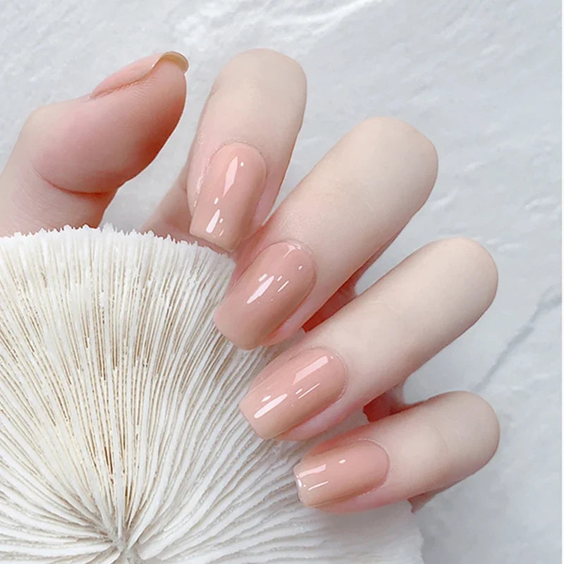 UNO JYJ Nude Rubber Base Gel Polish Semi-permanent Nail Polish UV Varnish Manicure Natural Nail Base Coat 7 Colors Basis Gellac 3