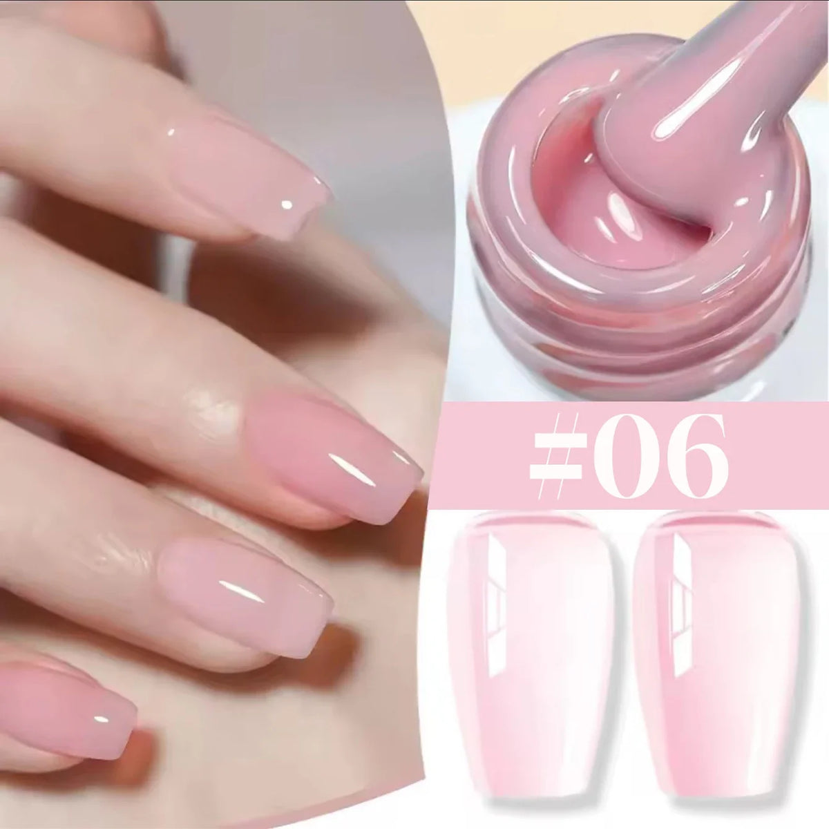 10ML 1-24PCS Milk White Jelly Gel Nail Polish Nail Art 2026 New Popular Nail Supplies UV LED Light Nails Black Red Nails 25
