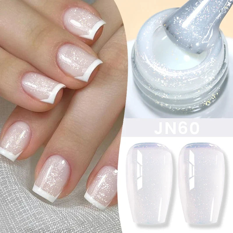 BORN PRETTY 83 Colors 10ml Jelly Nude Gel Nail Polish Autumn Amber Semi Transparent Manicure Soak off UV LED Nails Gel Varnish 86