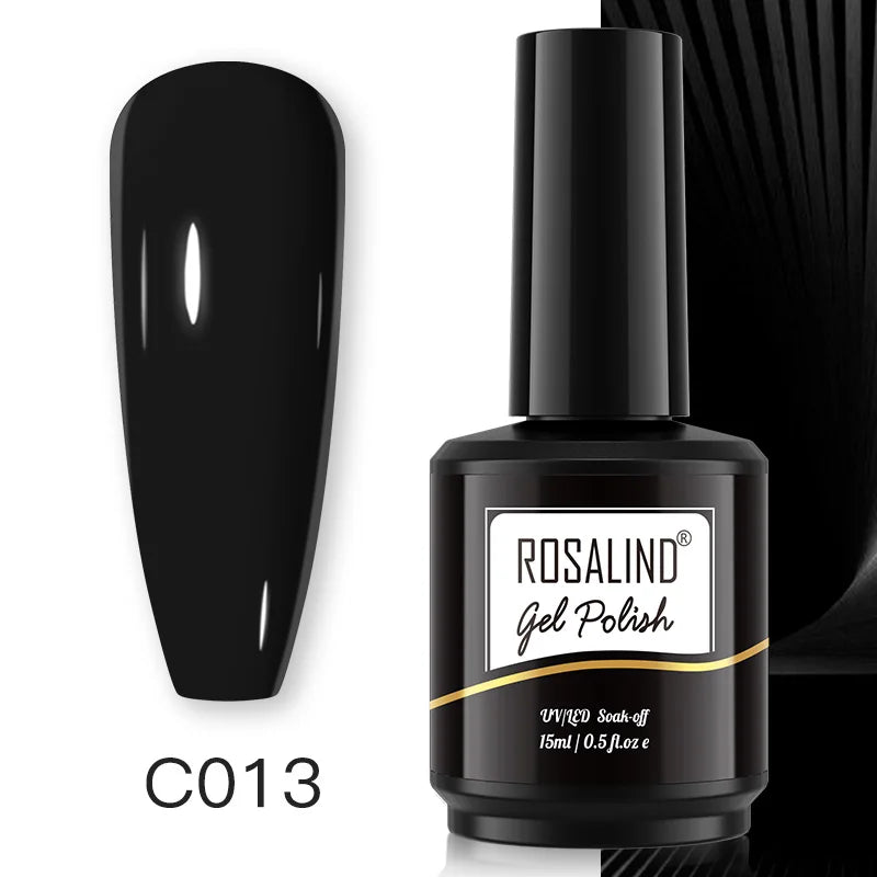 ROSALIND 7ml/15ml Summer Green Gel Nail Polish Semi Permanent Nail Art Manicure Soak Off Top Base Matt Hybrid Varnishes UV Gel 85