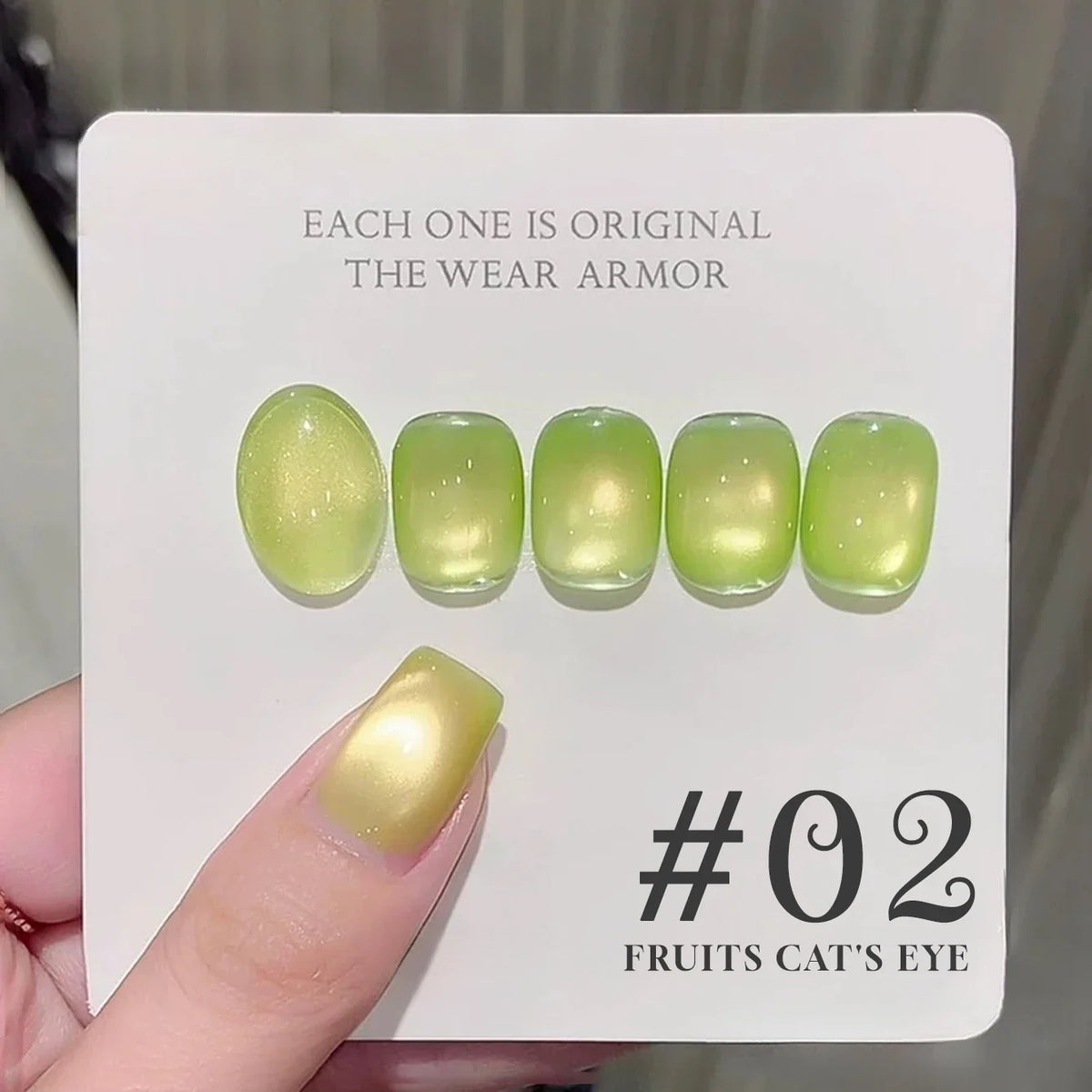 MIANEL 12ML Emperor Green Cat Eye Gel Nail Polish Whitenning Nails Green Nails Suitable For Nail Salons Nail Supplies  1-21pcs 51