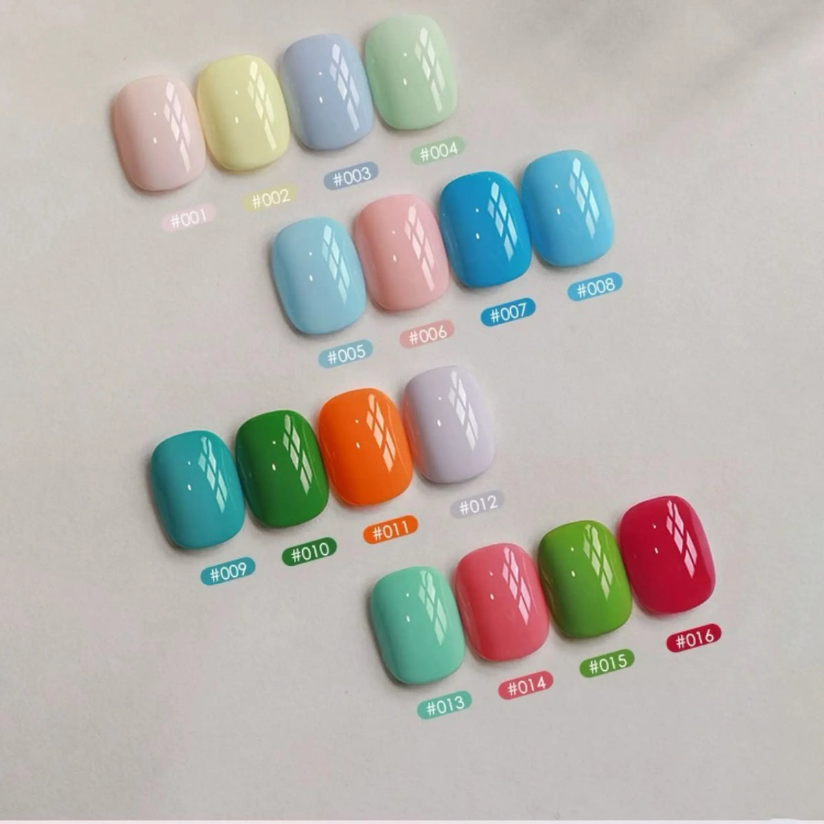 MIANEL 12ML 1-6PCS 2026 New Release Jelly Dopamine Candy Gel Nail Polish - Multi-Color Nude Sheer Finish Bestseller 34