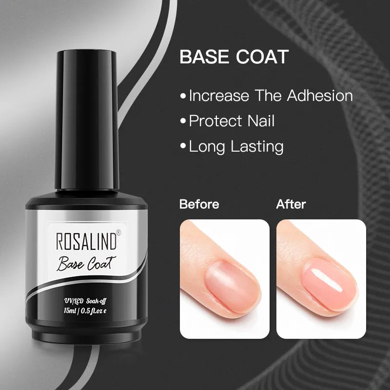 ROSALIND 7ml/15ml Summer Green Gel Nail Polish Semi Permanent Nail Art Manicure Soak Off Top Base Matt Hybrid Varnishes UV Gel 79