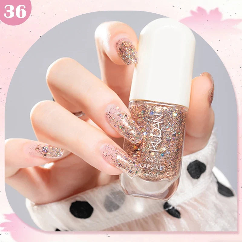10ml Water-Based Peel Off Nail Polish 40 Colors Long Lasting Quick Drying No Need of Lamp to Cure Nail Supplies Manicure Nails 30