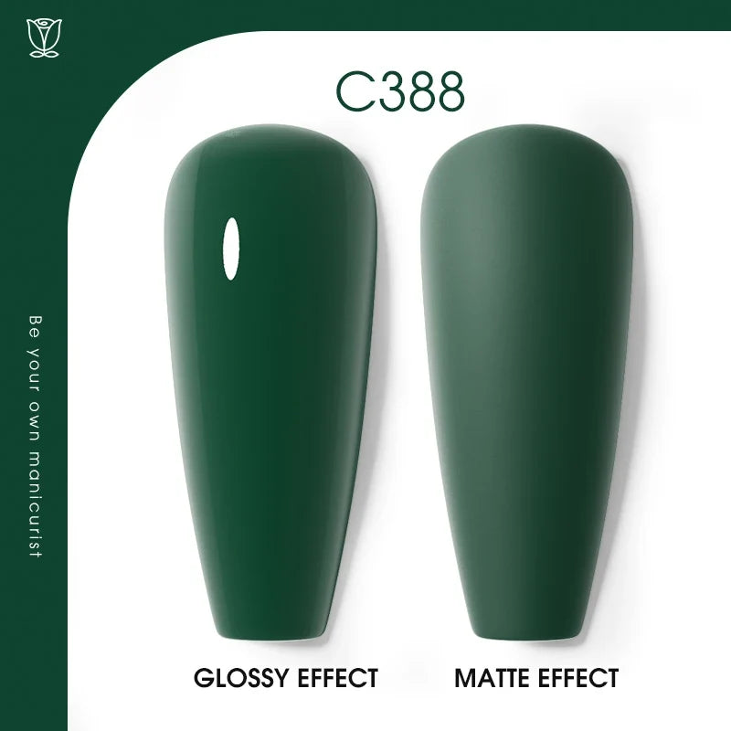 ROSALIND 7ml/15ml Summer Green Gel Nail Polish Semi Permanent Nail Art Manicure Soak Off Top Base Matt Hybrid Varnishes UV Gel 62
