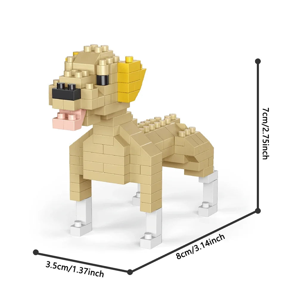 Mini Dachshund Dog Building Blocks Toy for Adults and Kids: Detailed and Lifelike Design,  Fun and Educational Construction Set 9