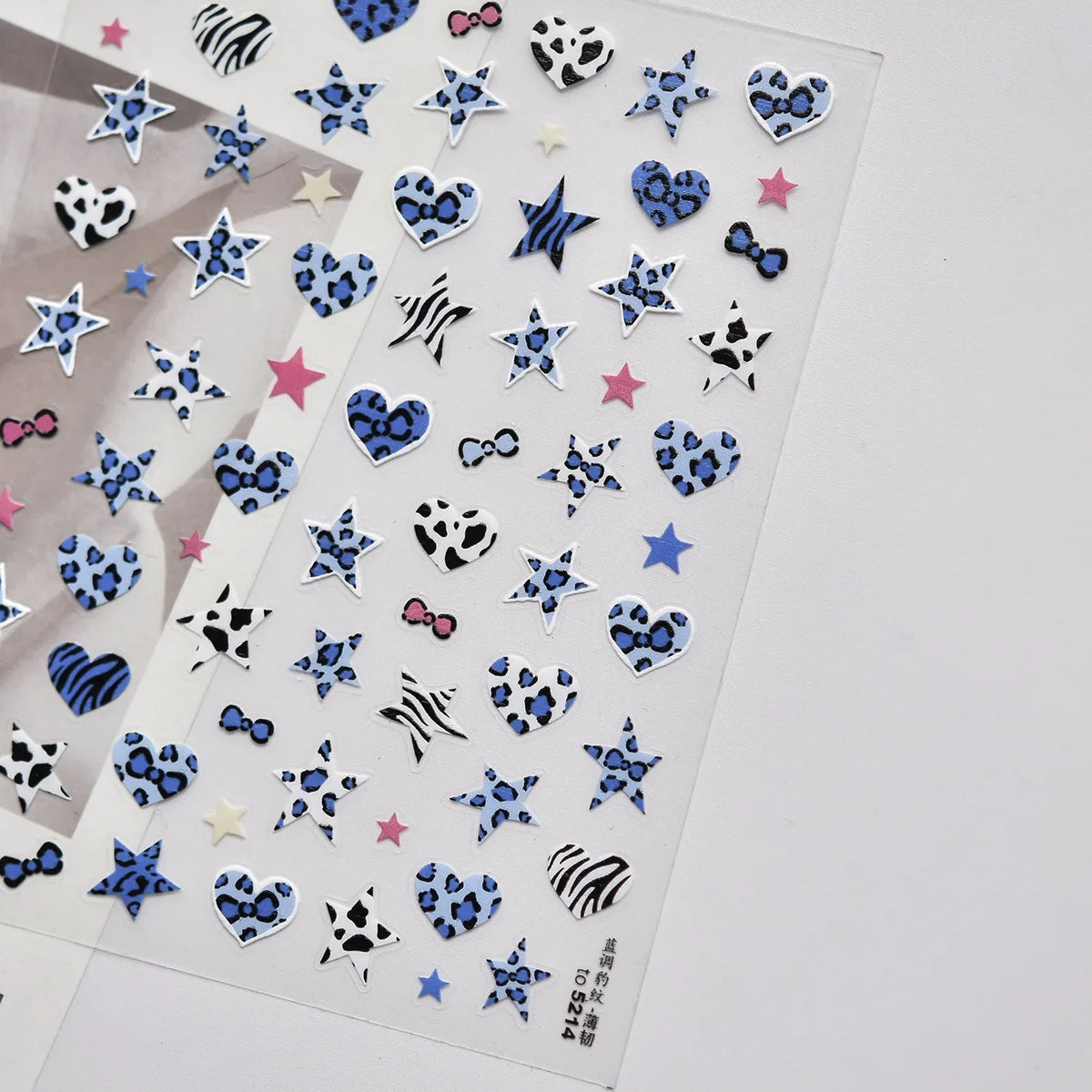 Autumn Winter Leopard Print Bow Nail Art Stickers 3D Thin Tough Nail Sticker Cute Bow Self Adhesive Nails Decorations Decals DIY 22
