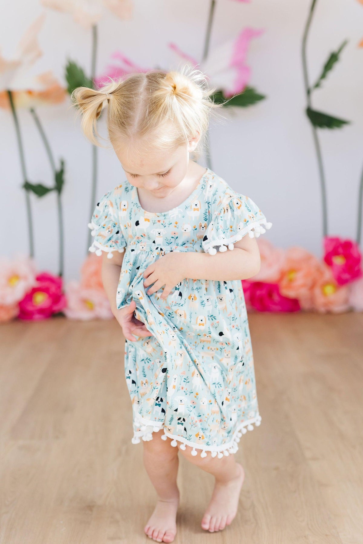 Furry Friends Pom Pom Dress 7